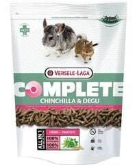 Maistas šinšiloms Versele Laga Chinchilla&Degu Complete, 8 kg kaina ir informacija | Maistas graužikams | pigu.lt