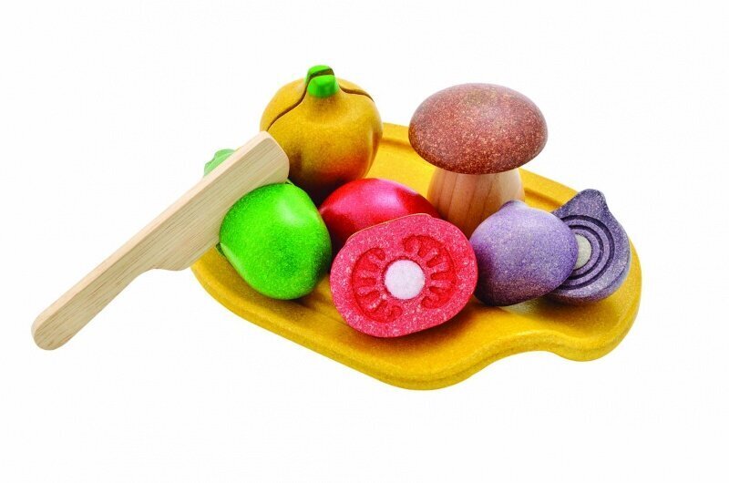 Žaislinis maisto rinkinys Planatoys "Assorted Vegetables set" kaina ir informacija | Lavinamieji žaislai | pigu.lt