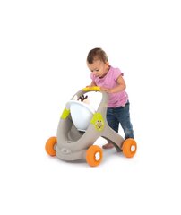 Ходунки - каталка - кукольная коляска Smoby Mini Kiss 3 in 1, серая цена и информация | Игрушки для малышей | pigu.lt