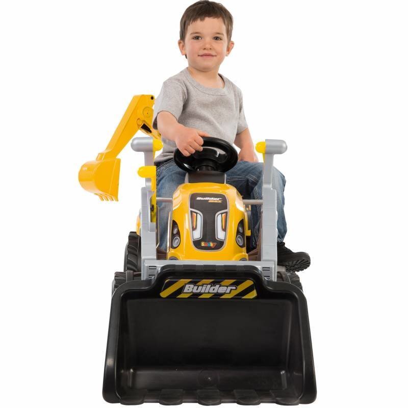 Pedalais minamas vaikiškas traktorius-krautuvas Smoby, 710301 kaina ir informacija | Žaislai berniukams | pigu.lt