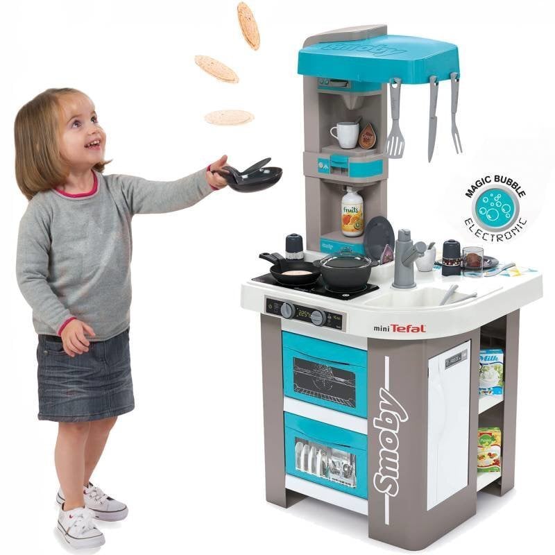 Vaikiška virtuvėlė su garsais ir priedais Simba Smoby miniTefal Studio Bubble, 311043 kaina ir informacija | Žaislai mergaitėms | pigu.lt