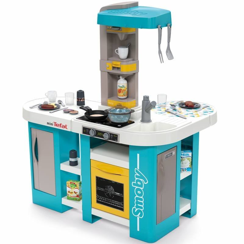Žaislinė virtuvėlė su garsais ir priedais Simba Smoby Tefal Studio XL цена и информация | Žaislai mergaitėms | pigu.lt