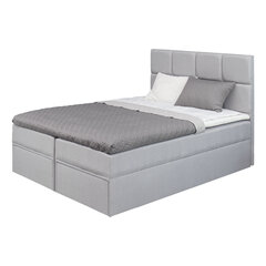 Selsey Tokio кровать с выдвижными ящиками, 160x200 см, серая цена и информация | Кровати | pigu.lt