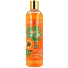 Drėkinamasis vonios ir dušo aliejus Bielenda Exotic Paradise Papaya Shower & Bath Oil, 400 ml kaina ir informacija | Bielenda Kosmetika kūnui | pigu.lt