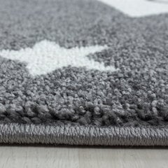 Ayyildiz apvalus vaikiškas kilimas Kids Grey 0610, 120x120 cm kaina ir informacija | Kilimai | pigu.lt