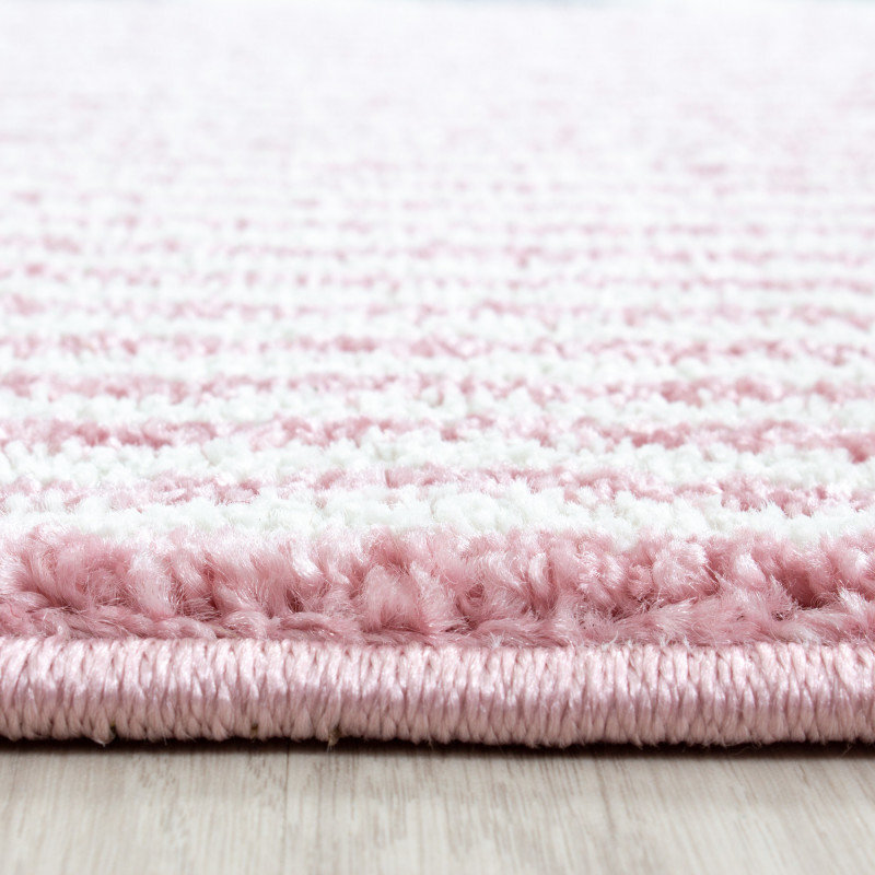 Ayyildiz apvalus vaikiškas kilimas Kids Pink 0620, 160x160 cm kaina ir informacija | Kilimai | pigu.lt