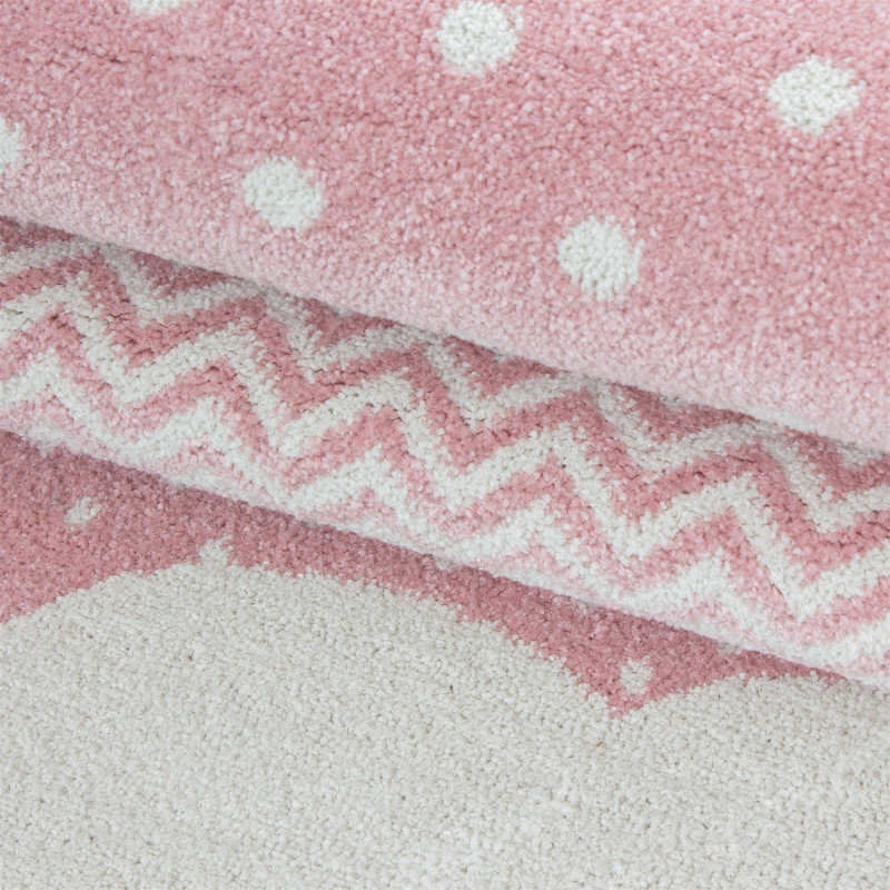 Ayyildiz vaikiškas kilimas Bambi Pink 0820, 160x230 cm kaina ir informacija | Kilimai | pigu.lt