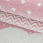 Ayyildiz apvalus vaikiškas kilimas Bambi Pink 0820, 120x120 cm kaina ir informacija | Kilimai | pigu.lt