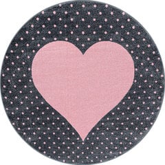 Ayyildiz apvalus vaikiškas kilimas Bambi Pink 0830, 160x160 cm kaina ir informacija | Kilimai | pigu.lt