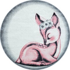 Ayyildiz круглый детский коврик Bambi Pink 0850, 120x120 см цена и информация | Ковры | pigu.lt