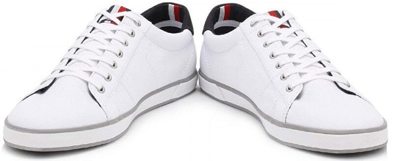Tommy Hilfiger vyriški sportiniai batai, balti kaina ir informacija | Kedai vyrams | pigu.lt