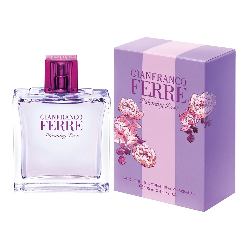 Tualetinis vanduo Gianfranco Ferre Blooming Rose EDT moterims 100 ml цена и информация | Kvepalai moterims | pigu.lt