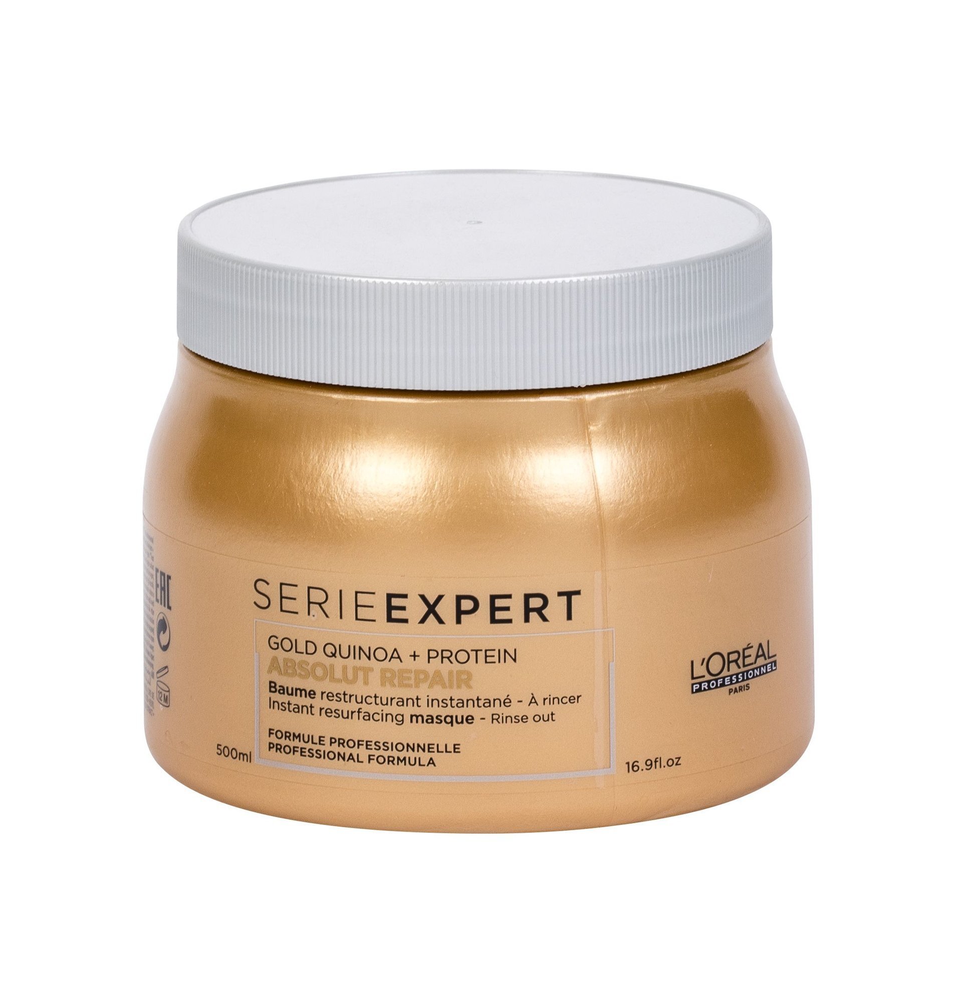 Plaukų kaukė L'Oreal Professionnel Serie Expert Absolut Repair Gold Quinoa  + Protein 500 ml kaina | pigu.lt
