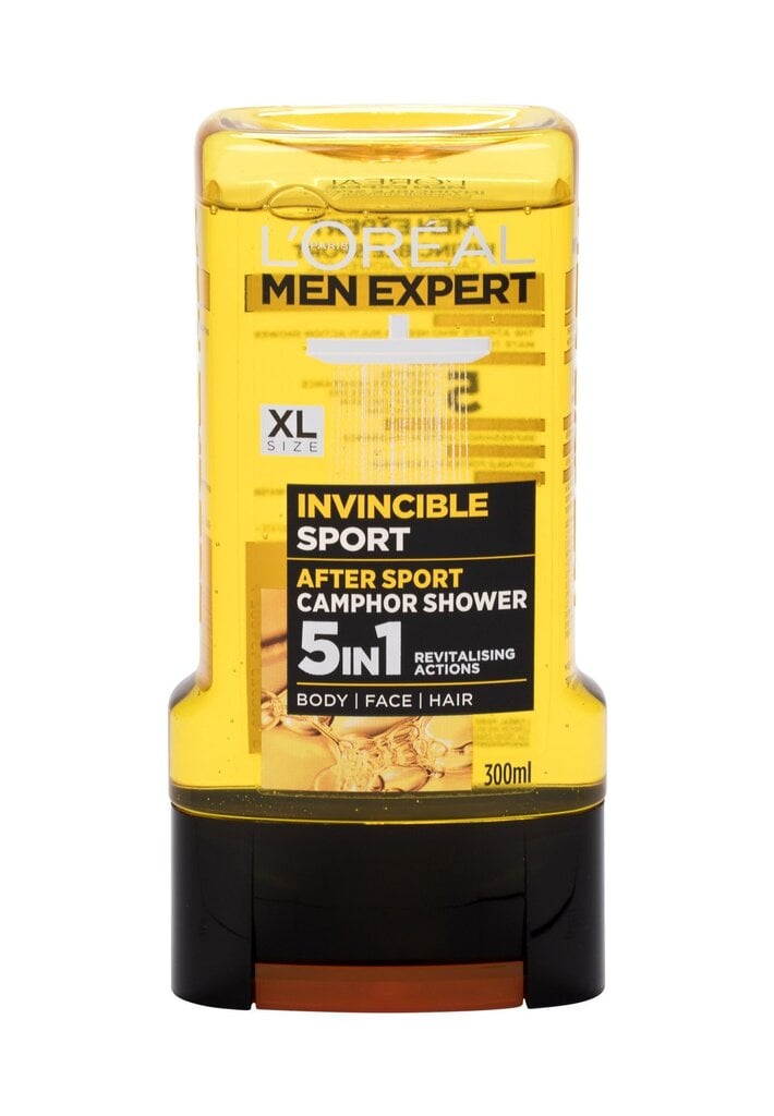 Dušo želė L'Oreal Paris Men Expert Invincible Sport, 300 ml kaina ir informacija | Dušo želė, aliejai | pigu.lt