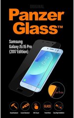 Apsauginis stiklas PanzerGlass 7120, skirtas Samsung Galaxy J5 2017 kaina ir informacija | Apsauginės plėvelės telefonams | pigu.lt