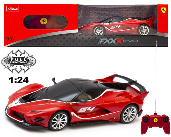 Automodelis valdomas R/C 1:24 Ferrari FXX K Evo, 79300, 3 m.+ kaina ir informacija | Žaislai berniukams | pigu.lt