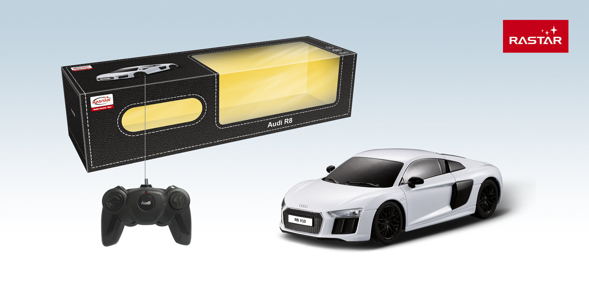 RASTAR automodelis valdomas R/C 1:24 Audi R8 New Version, 72300 цена и информация | Žaislai berniukams | pigu.lt