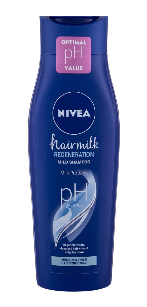 Šampūnas normaliems plaukams NIVEA HAIRMILK 250 ml kaina ir informacija | Šampūnai | pigu.lt