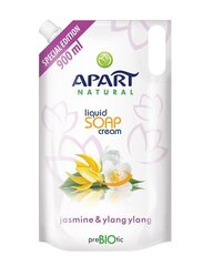 Жидкое мыло для рук Apart Natural Prebiotic Jasmin & ylang ylang 900 мл, дополнение цена и информация | Мыло | pigu.lt