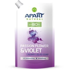 Skystas muilas Apart Natural Prebiotic Passion Flower & Violet, 400 ml kaina ir informacija | Muilai | pigu.lt