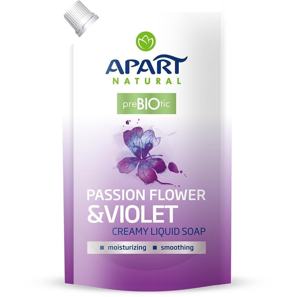 Skystas muilas Apart Natural Prebiotic Passion Flower & Violet, 400 ml kaina ir informacija | Muilai | pigu.lt