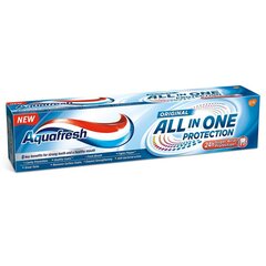 Dantų pasta Aquafresh All In One Protection, 100 ml kaina ir informacija | Dantų šepetėliai, pastos | pigu.lt