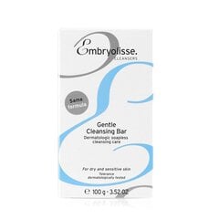 Мыло для сухой и чувствительной кожи лица Embryolisse Cleanser Gentle Cleansing Bar, 100 г цена и информация | Средства для очищения лица | pigu.lt