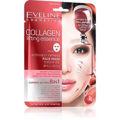 Подтягивающая маска для лица Eveline Cosmetics Collagen Lifting Essence 8in1 1 шт. цена и информация | Маски для лица, патчи для глаз | pigu.lt