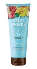 Kūno šveitiklis Grace Cole Fruit Works Raspberry & Mango 225 ml kaina ir informacija | Kūno šveitikliai | pigu.lt