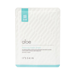 Atpalaiduojanti ir raminanti lakštinė veido kaukė Its's Skin Aloe 17 g kaina ir informacija | IT'S SKIN Kvepalai, kosmetika | pigu.lt