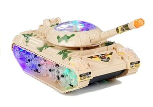 Žaislinis tankas su šviesomis ir garsais, 30 cm цена и информация | Игрушки для мальчиков | pigu.lt