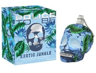 Tualetinis vanduo vyrams Police To Be Exotic Jungle EDT 75 ml kaina ir informacija | Kvepalai vyrams | pigu.lt