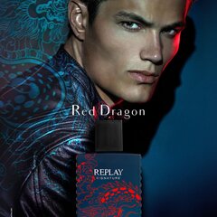 Туалетная вода Replay Signature Red Dragon EDT для мужчин 50 мл цена и информация | Мужские духи | pigu.lt