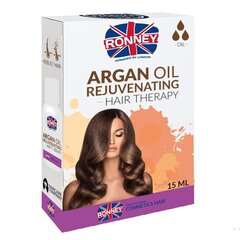 Масло для волос с омолаживающим эффектом Ronney Professional Argan Oil Rejuvenating Effect 15 мл цена и информация | Средства для укрепления волос | pigu.lt