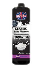 Apsauginis plaukų šampūnas Ronney Professional Classic Latte Pleasure 1000 ml kaina ir informacija | Šampūnai | pigu.lt