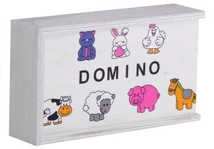 Medinis žaidimas Domino su gyvūnėliais kaina ir informacija | Stalo žaidimai, galvosūkiai | pigu.lt