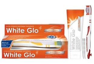 Balinamoji dantų pasta nuo akmenų susidarymo White Glo Anti-Plaque 150 g kaina ir informacija | Dantų šepetėliai, pastos | pigu.lt