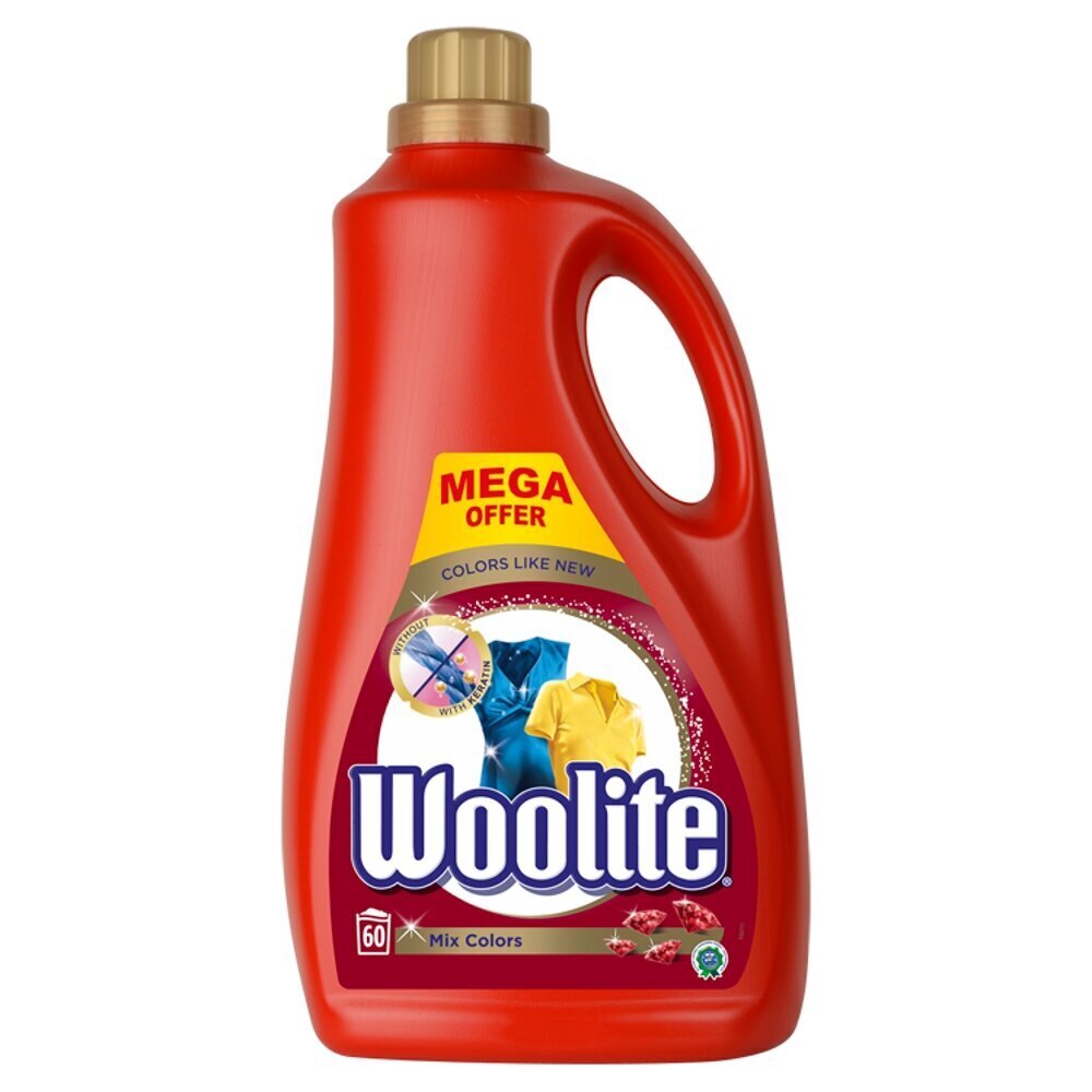 WOOLITE Mix Colors skystas skalbiklis 3,6 l kaina ir informacija | Skalbimo priemonės | pigu.lt