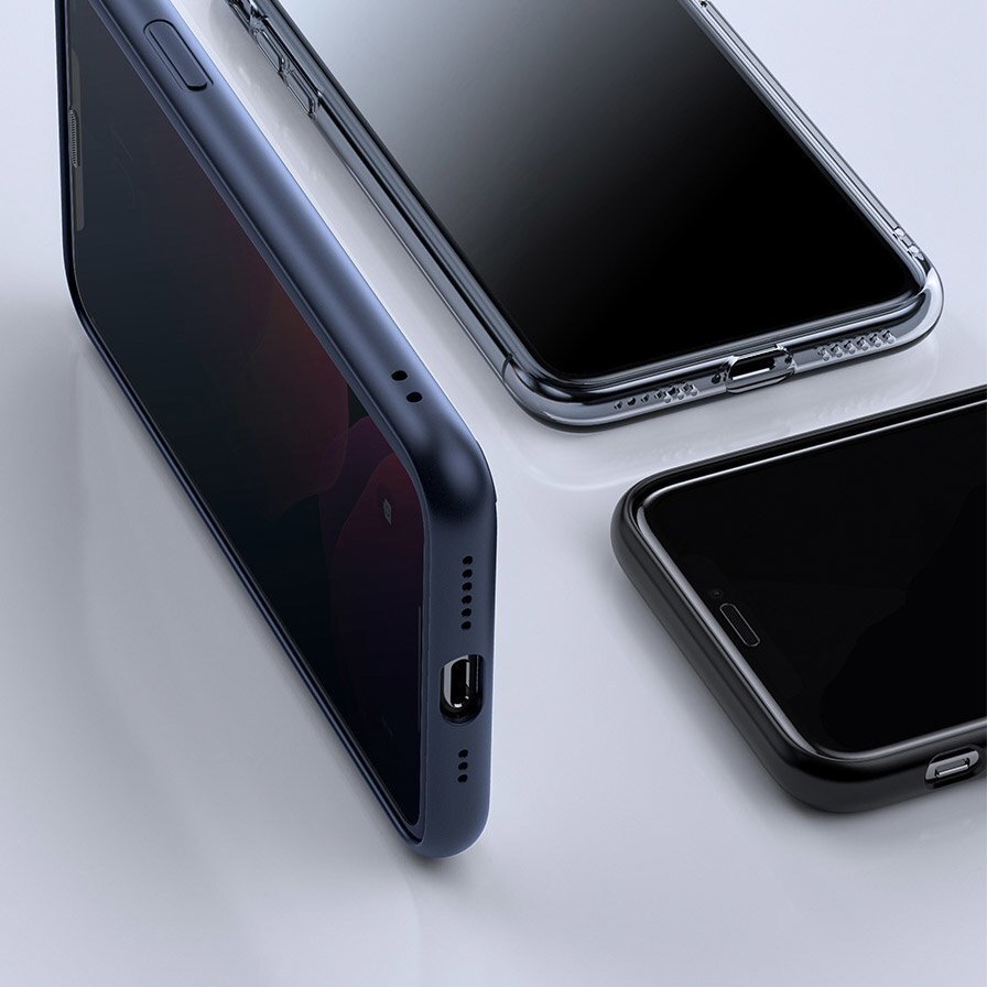 Baseus Curved Privacy Tempered Glass Film SGAPIPH61S-WC01 kaina ir informacija | Apsauginės plėvelės telefonams | pigu.lt