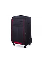 Большой чемодан Solier STL1311 L, черный цена и информация | Чемоданы, дорожные сумки | pigu.lt