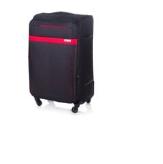 Большой чемодан Solier STL1316 L, черно-красный цена и информация | Чемоданы, дорожные сумки  | pigu.lt