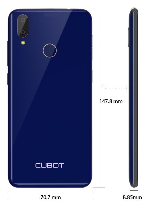 Cubot J7 Dual SIM, Blue цена и информация | Mobilieji telefonai | pigu.lt