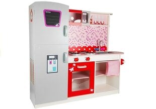 Деревянная кухня с холодильником и микроволновой печью Jola  цена и информация | Игрушки для девочек | pigu.lt