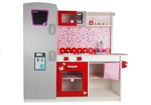 Деревянная кухня с холодильником и микроволновой печью Jola  цена и информация | Игрушки для девочек | pigu.lt
