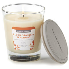 Candle-Lite kvapioji žvakė su dangteliu Blood Orange & Teakwood, 255 g kaina ir informacija | Žvakės, Žvakidės | pigu.lt