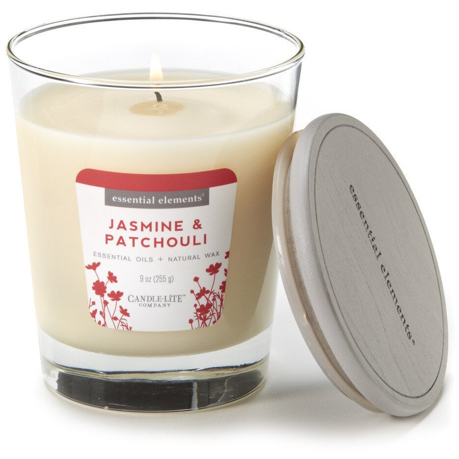 Candle-Lite kvapioji žvakė su dangteliu Jasmine & Patchouli, 255 g kaina ir informacija | Žvakės, Žvakidės | pigu.lt