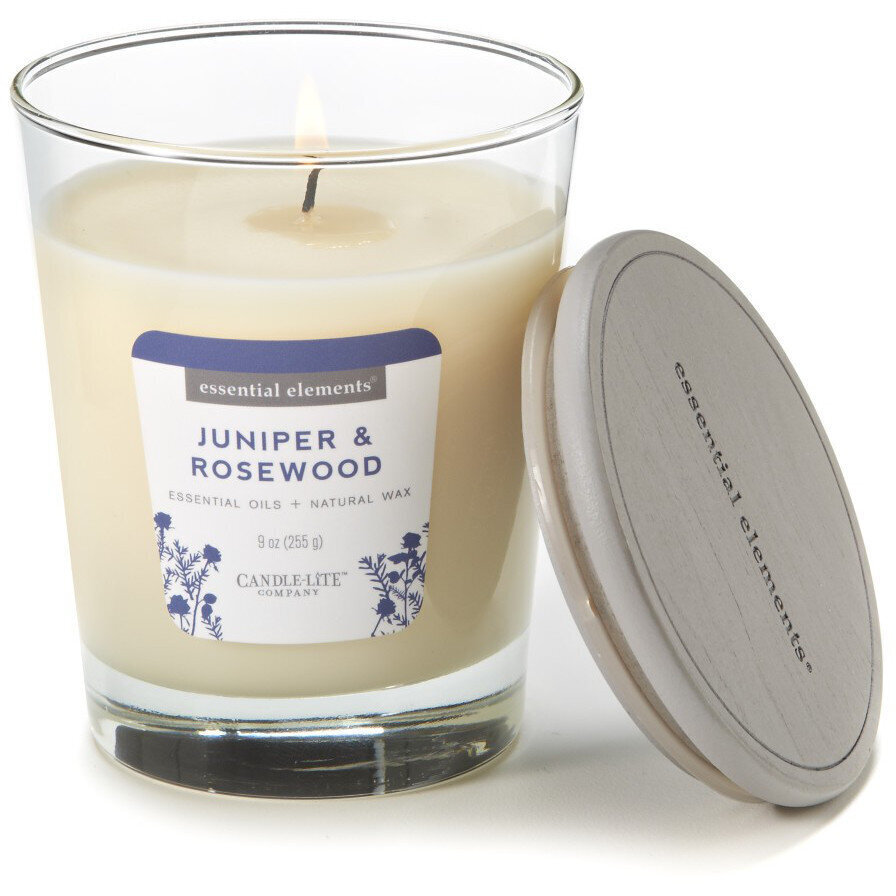 Candle-Lite kvapioji žvakė su dangteliu Juniper & Rosewood, 255 g kaina ir informacija | Žvakės, Žvakidės | pigu.lt