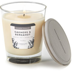 Candle-Lite ароматическая свеча с крышечкой Oakmoss & Bergamot, 255 г. цена и информация | Подсвечники, свечи | pigu.lt