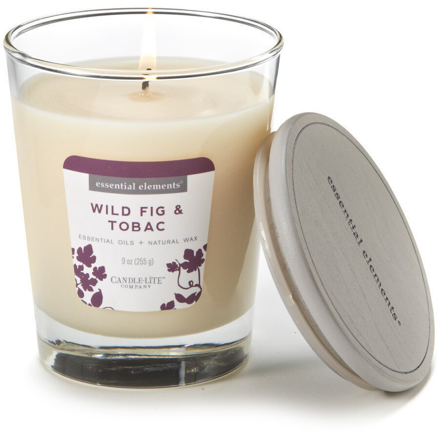 Candle-Lite kvapioji žvakė su dangteliu Wild Fig & Tobac, 255 g kaina ir informacija | Žvakės, Žvakidės | pigu.lt