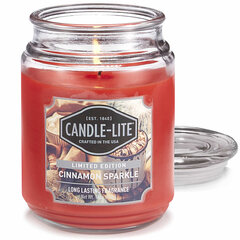 Candle-Lite ароматизированная свеча с крышкой Cinnamon Sparkle, 510 г цена и информация | Подсвечники, свечи | pigu.lt